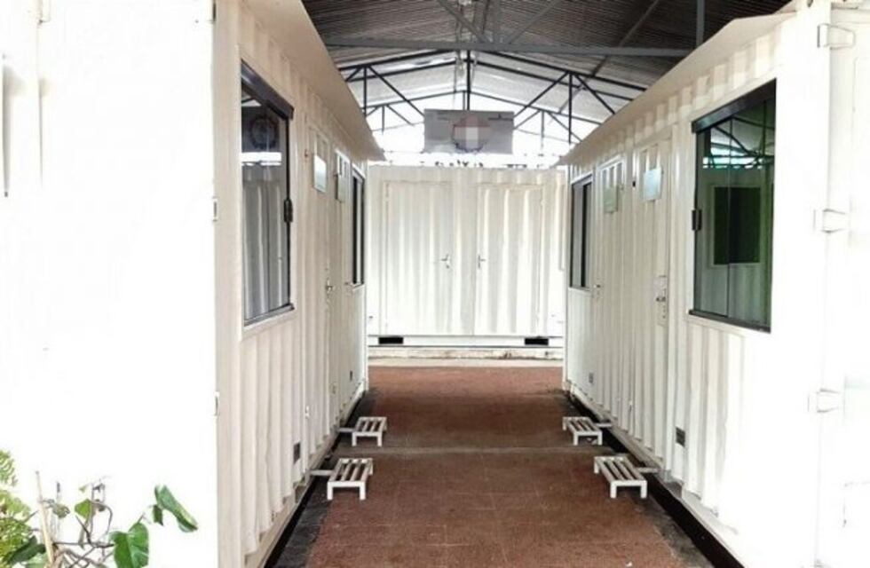 Covid-19: OSEP instala contenedores como habitaciones