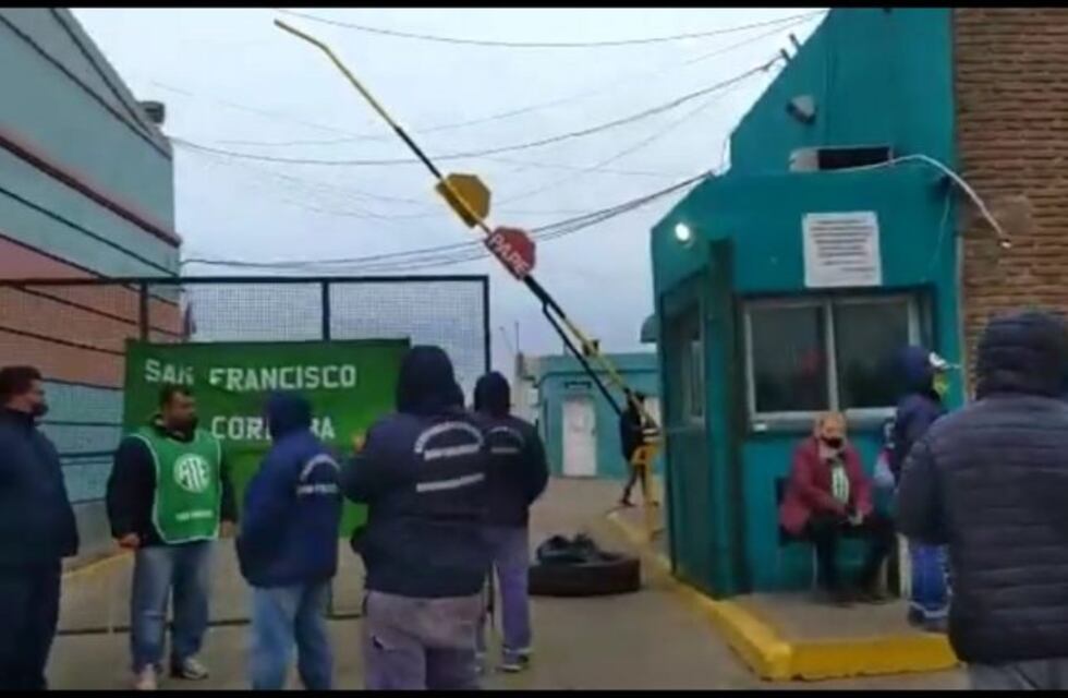 Reclamo de ATE frente al Corralón Municipal