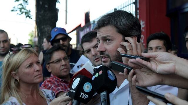 proyecto de restitucion historica miles de hinchas de san lorenzo reclaman el regreso al barrio de boedo piden la devolucion de los terrenos del viejo gasometro donde hoy esta el supermercado carrefour rnDYN22, BUENOS AIRES 20/12/2015, EL PRESIDENTE DE SA