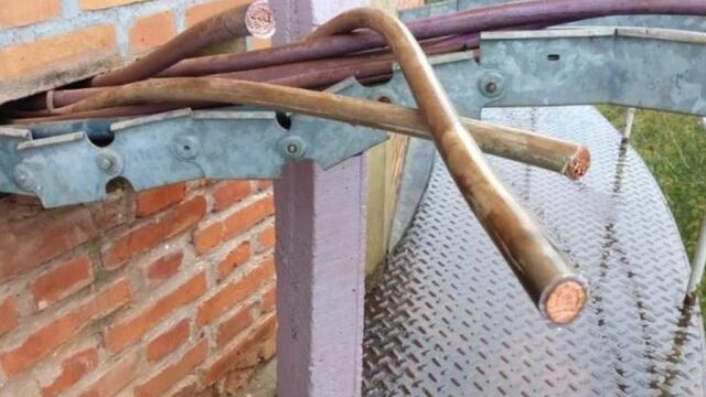 Robaron los cables del tendido eléctrico en una casa de familia en San Rafael. (Foto ilustrativa. Norma Devecchi)