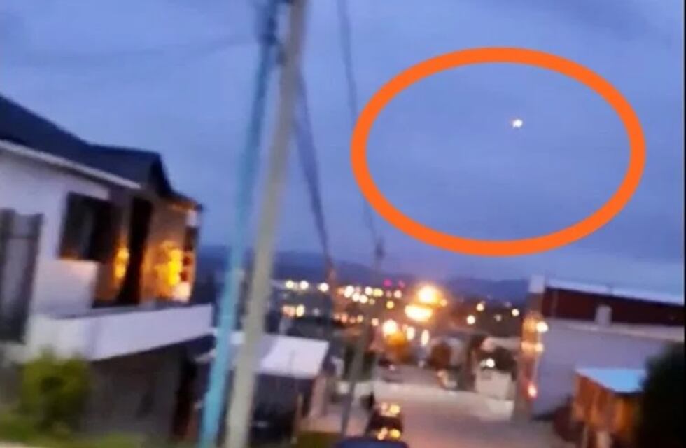 Viral: ¿Ovnis en Ushuaia?
