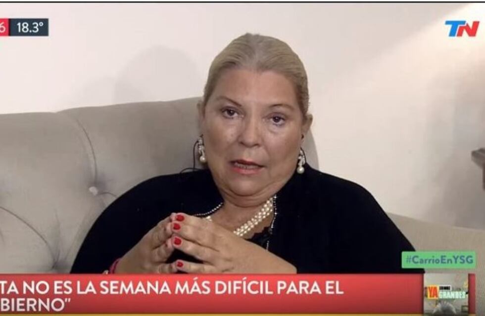 Carrió: "Hay coordinación política detrás del golpe cambiario"