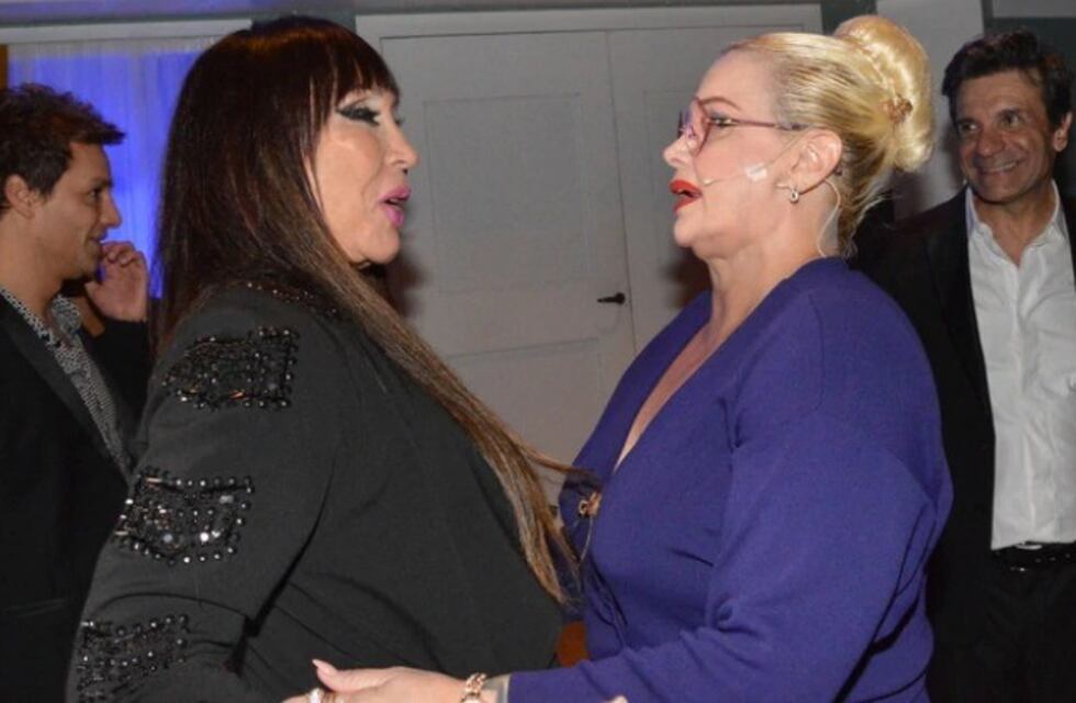 Moria Casán y Carmen Barbieri se reencontraron en Mar del Plata