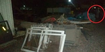 La imagen fue tomada por el celular de uno de los trabajadores\u002E t