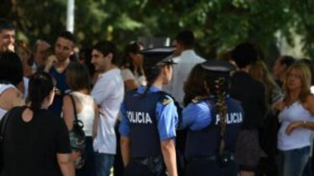 Protesta docente ante la presencia de Bullrich en Mendoza