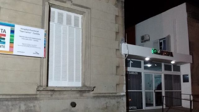 La mujer fue derivada desde su pueblo al Hospital Provincial San Carlos\u002E (Enzo Gómez)