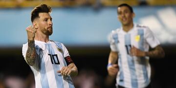 Con un gol de Messi de penal, Argentina le gana 1-0 a Haití en La Bombonera\u002E (Foto: EFE/David Fernández)