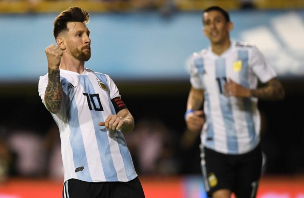 Con tres goles de Messi, Argentina le ganó 4-0 a Haití en la despedida de la Selección