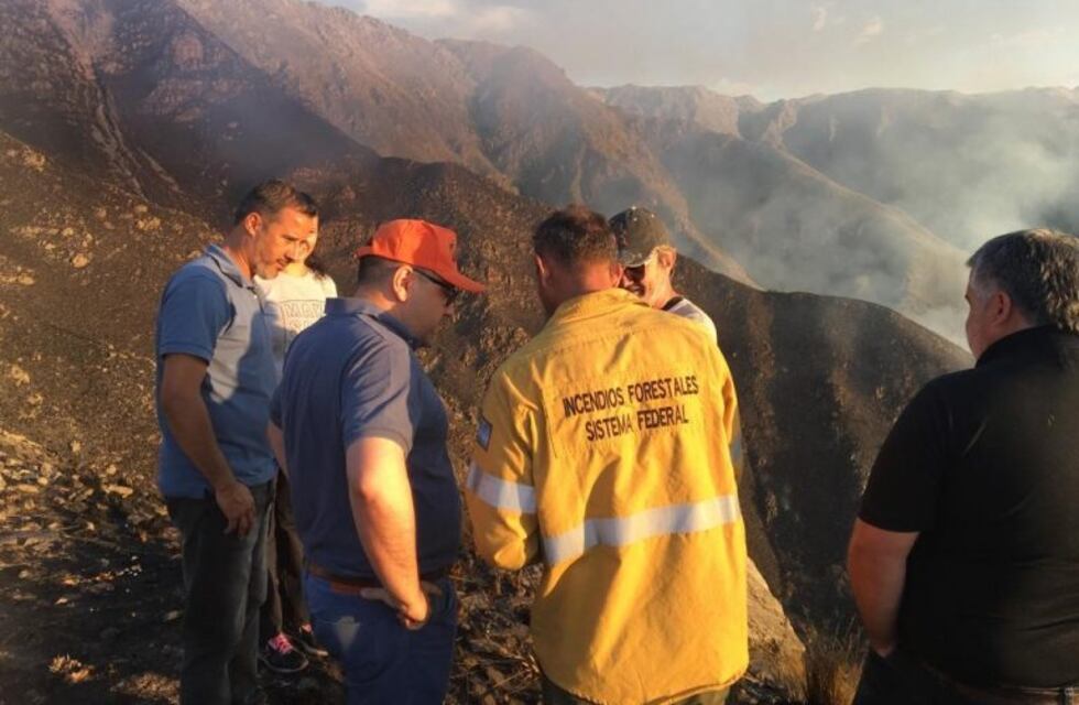 Controlaron las llamas en las Sierras de los Comechingones