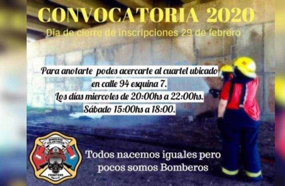 Convocan a aspirantes a Bomberos en Frontera