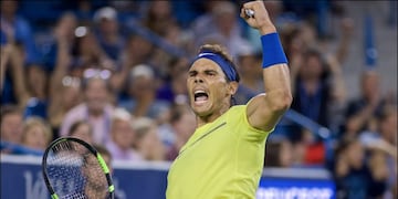 El tenista español Rafael Nadal, el 18/08/2017, en Mason, Estados Unidos\u002E El tenista amaneció como nuevo número uno del mundo por primera vez en tres años, de acuerdo con el ranking que difundió el 21/08/2017 la Asociación de Tenistas Profesionales (ATP)\u002E\r\n(Vinculado al texto de dpa \