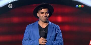 El riojano no pudo convencer al jurado y quedó fuera de La Voz Argentina