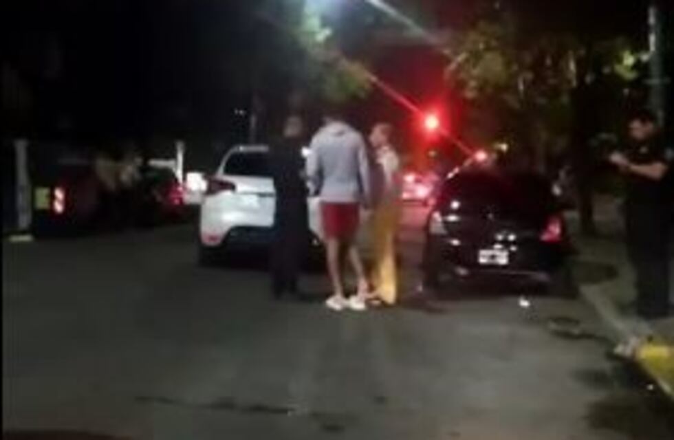 Chano Charpentier chocó esta madrugada en Saavedra