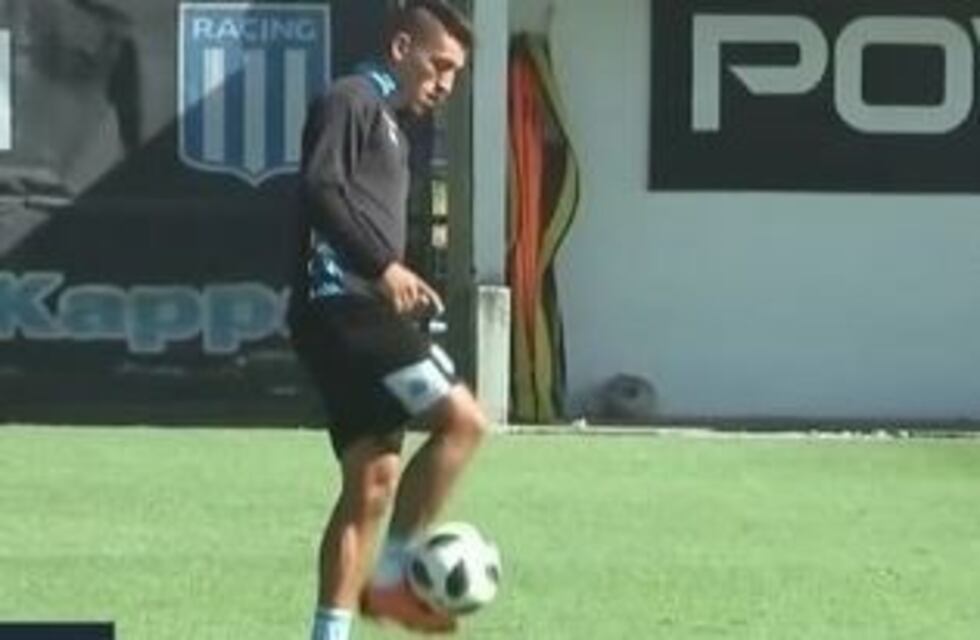Tras el escándalo, Ricardo Centurión se entrenó con normalidad en Racing