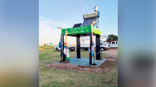 Estación solar en la localidad de Perú (APN)