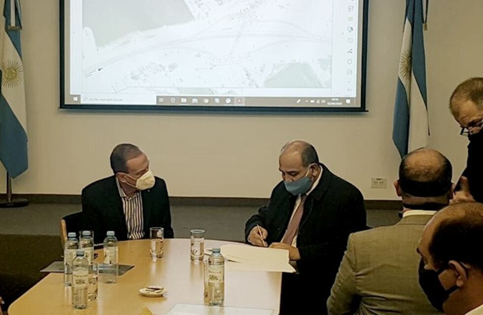 El gobernador Manzur firmó un convenio con Vialidad Nacional para reactivar la obra de acceso a Trancas