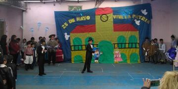 Acto escolar por el 25 de Mayo, en Jujuy