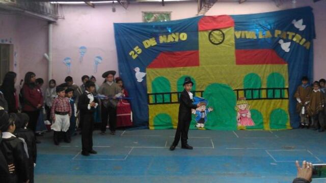 Acto escolar por el 25 de Mayo, en Jujuy