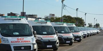 Una unidad de traslado entregada al Hospital de Posadas y 15 ambulancias para localidades del interior\u002E