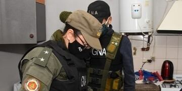 Allanamiento de Gendarmeria Nacional en Arroyito
