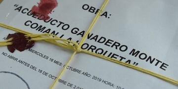 Licitación acueducto Monte Comán