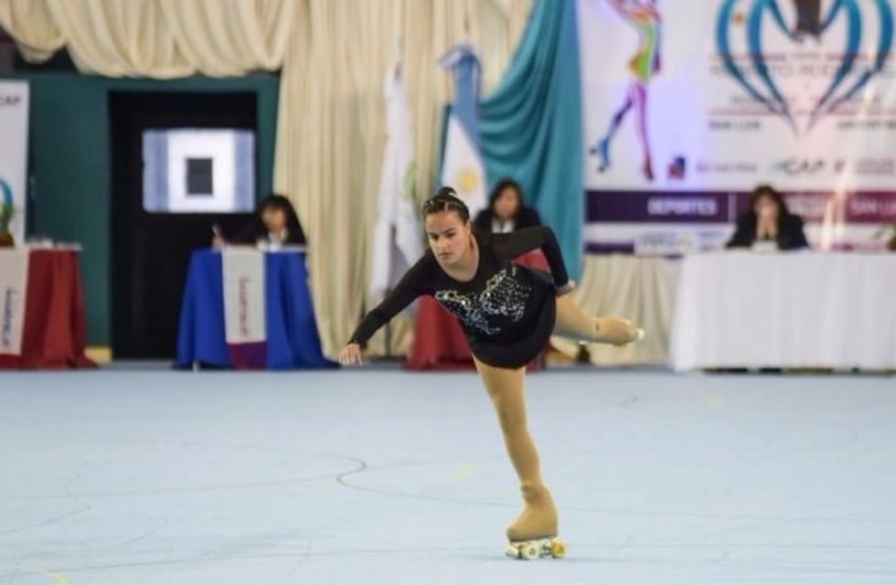 La patinadora no vidente Agustina Miranda representará al país y pide ayuda para viajar