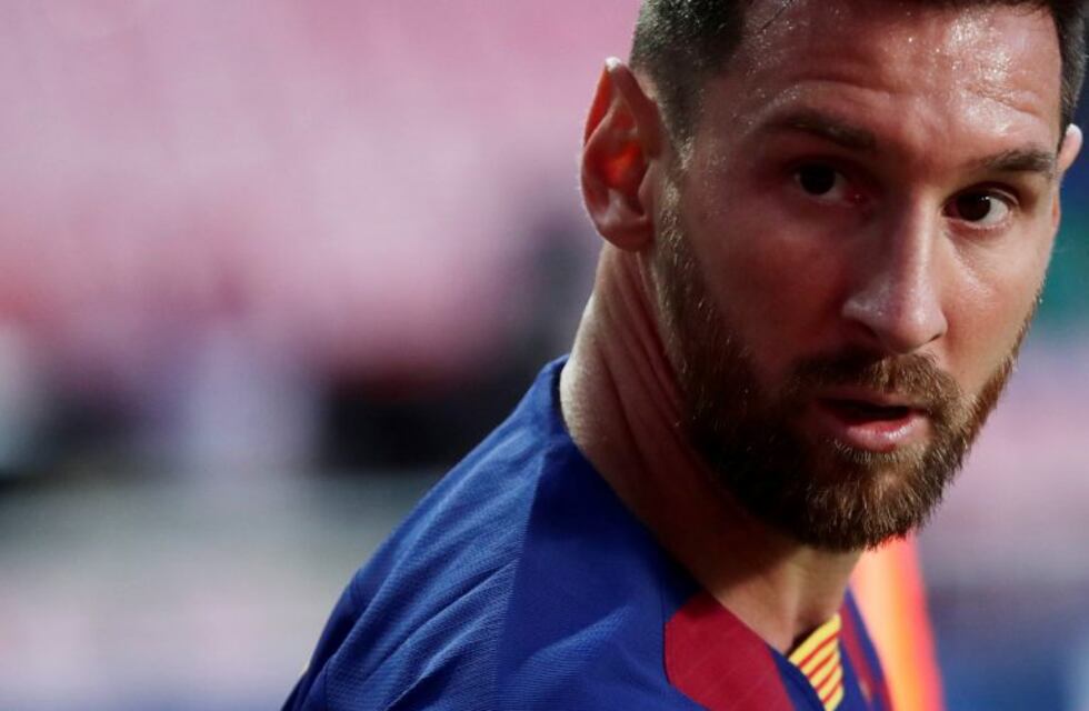 La foto de Messi en el vestuario del Barcelona tras la derrota ante Bayern
