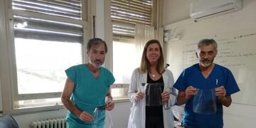 Solidaridad: Cuidemos a Nuestros Héroes donó 400 máscaras protectoras reutilizables a hospitales públicos (Foto: @cuidemosheroes)