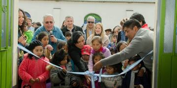 El momento del tradicional corte de cintas\u002E