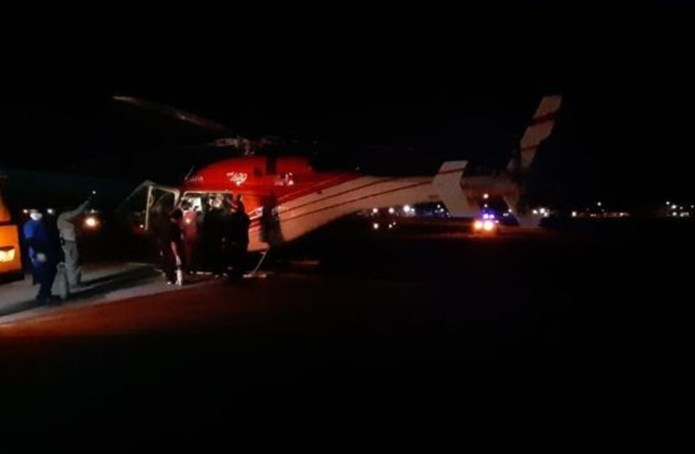 Tuvieron que trasladar en helicóptero a un niño que se cayó de un caballo