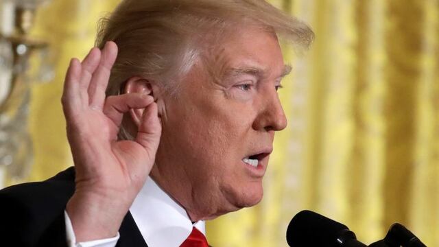 In this Feb. 16, 2017 photo, President Donald Trump speaks during a news conference, in the East Room of the White House in Washington.   Andrew Jacksonu2019s triumph over John Quincy Adams in 1828 bore striking similarities to Donald Trumpu2019s win over Hillary