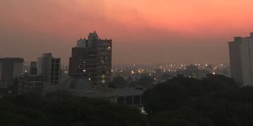 humo en Paraná