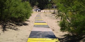 Colocaron rampas en Pehuen Co