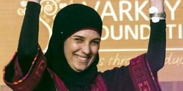 Hanan Al Hroub galardonada con el 'Global Teacher Prize' la mejor maestra del mundo en 2016, está en Mendoza\u002E