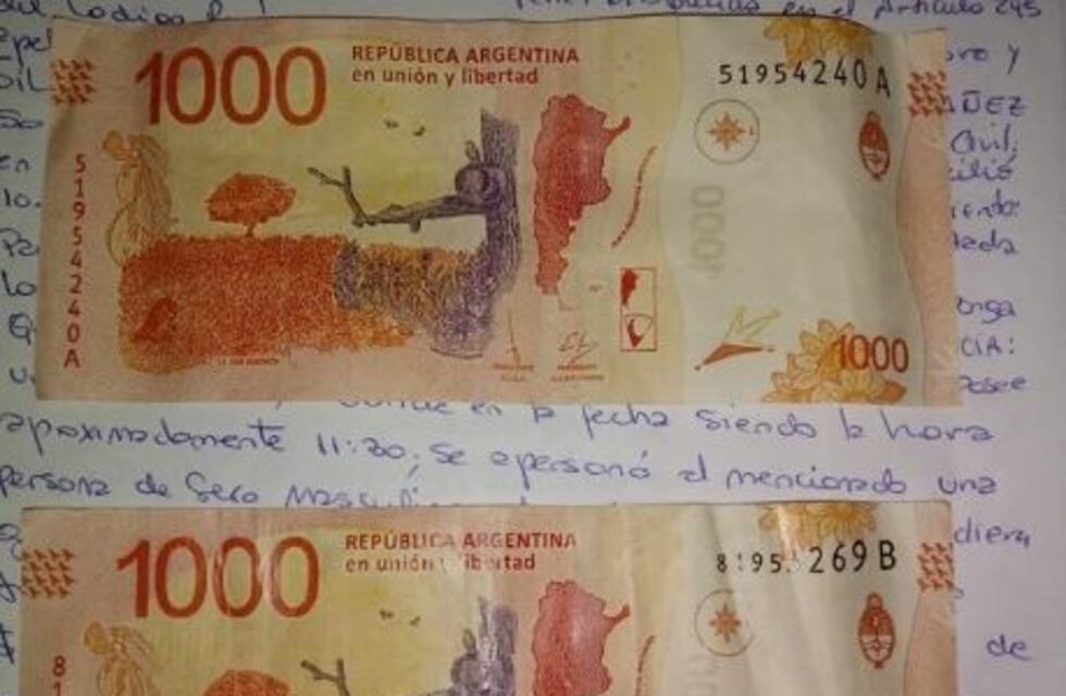 Estafaron a comerciantes con billetes falsos y quedaron detenidos