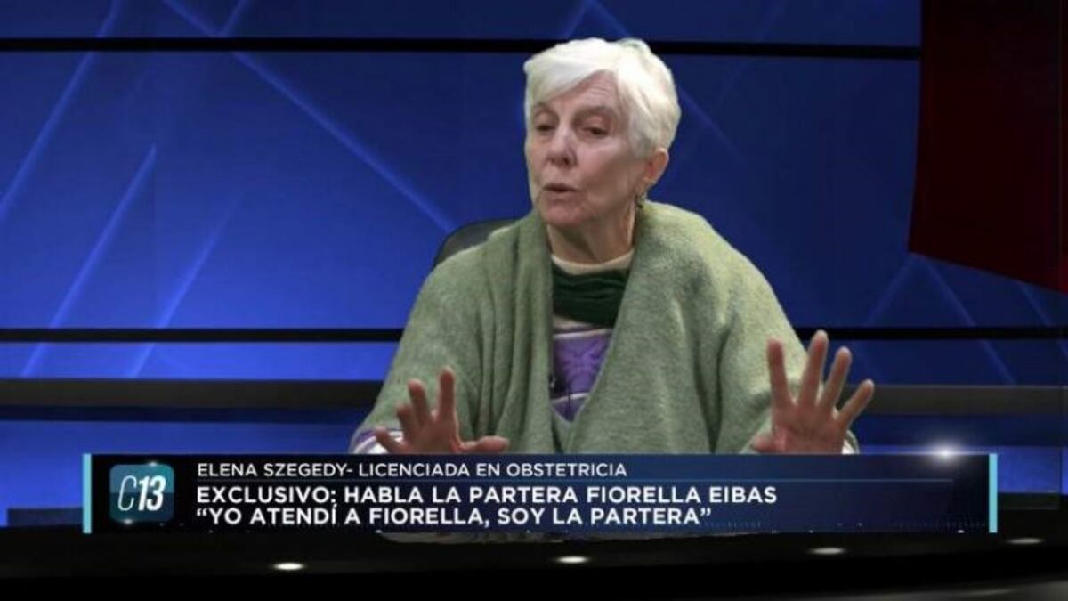 Elena Szegedy, la partera que ayudó a Fiorela Eiras en su parto domiciliario\u002E