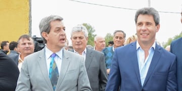 Roberto Gattoni y Sergio Uñac\u002E