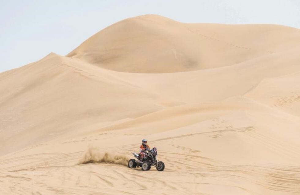 Gallego terminó la segunda etapa del Dakar en 2do lugar