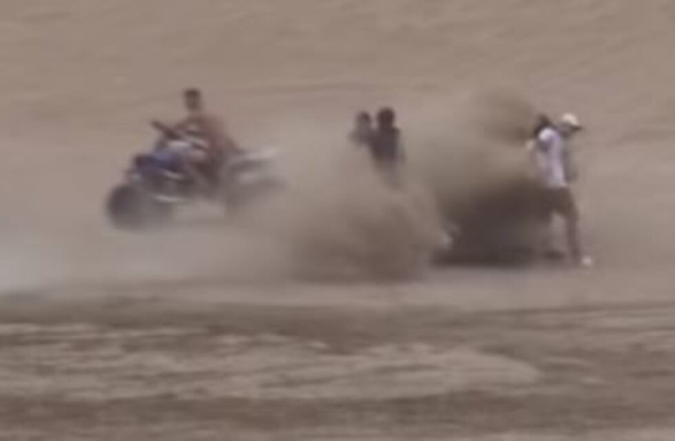 Pinamar: conductores de cuatriciclos se burlan de la policía y hacen maniobras temerarias