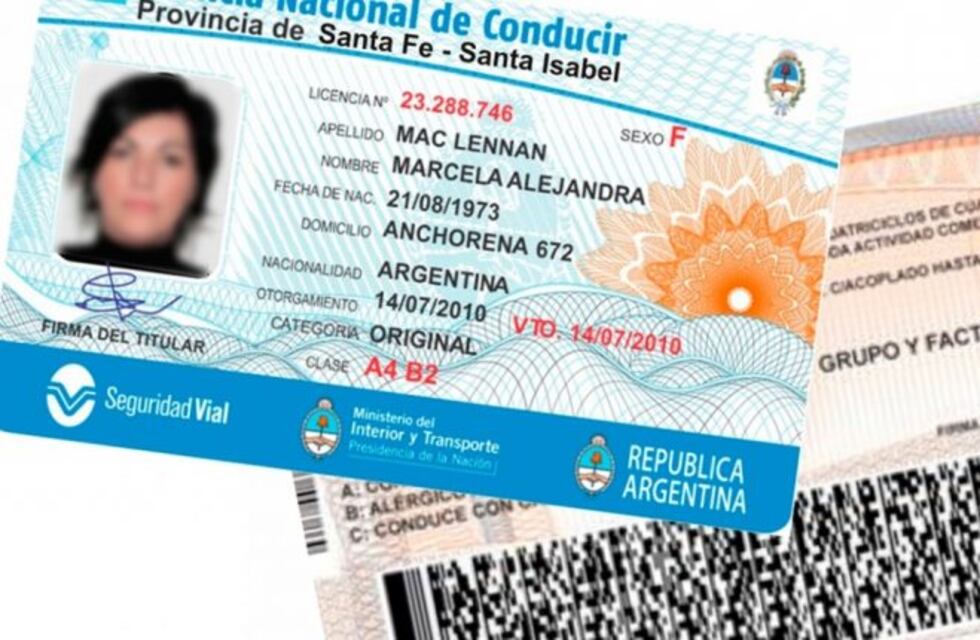 Prorrogan por 180 días el vencimiento de licencias de conducir en Santa Fe
