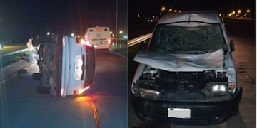 Desastre en la ruta 16: murió un caballo y cuatro personas resultaron heridas (Web)\u002E