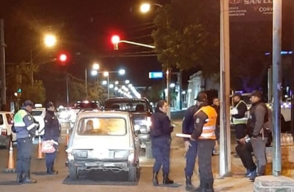 En San Luis se labraron 72 actas por alcoholemia durante Año Nuevo