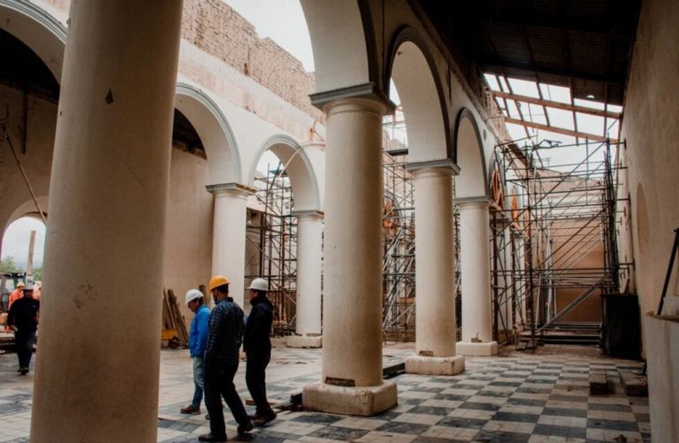 Avanza la remodelación de un emblemático templo sanjuanino