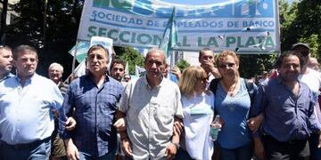 Paro de trabajadores del Bapro\u002E (Foto: Web)