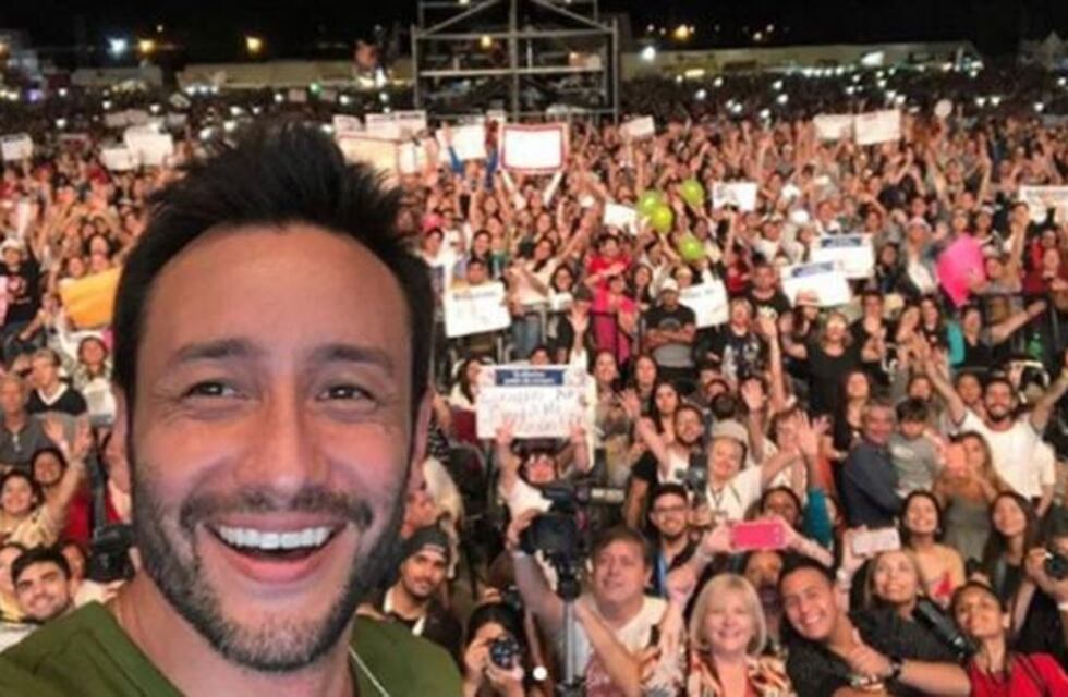 Luciano Pereyra agradeció el amor de los santiagueños y se acordó de los afectados por las inundaciones