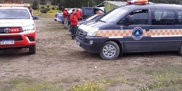 Rescate a turistas en Laguna de los Témpanos\u002E Ushuaia\u002E