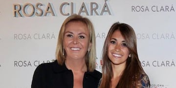 Rosa Claru00e1 desembarca en rosario despuu00e9s de vestir a Antonela Roccuzzo\u002E