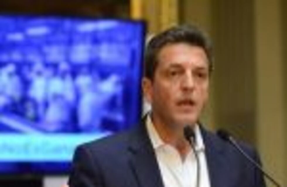 Sergio Massa: "Tenemos que sacarle la pata de la cabeza al que trabaja y empezar a gravar más fuerte al que timbea"