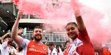Los hinchas de River agotaron las entradas para la revancha de la Superfinal\u002E Foto: DPA\u002E