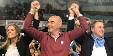 El candidato a gobernador de la provincia de Buenos Aires por el Frente NOS, Gustavo Alvarez\u002E